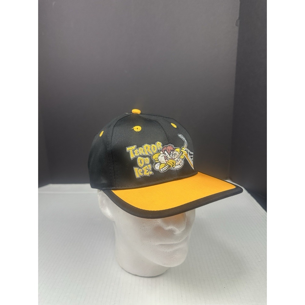 VTG Pittsburgh Penguins Drew Pearson TAZ Looney Toons Youth SnapBack NEW